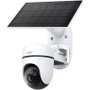 TP-Link Tapo TC90 KIT Cámara de Videovigilancia 2K 3MP con Panel Solar, Visión Nocturna a Color, Detección Inteligente, 360°